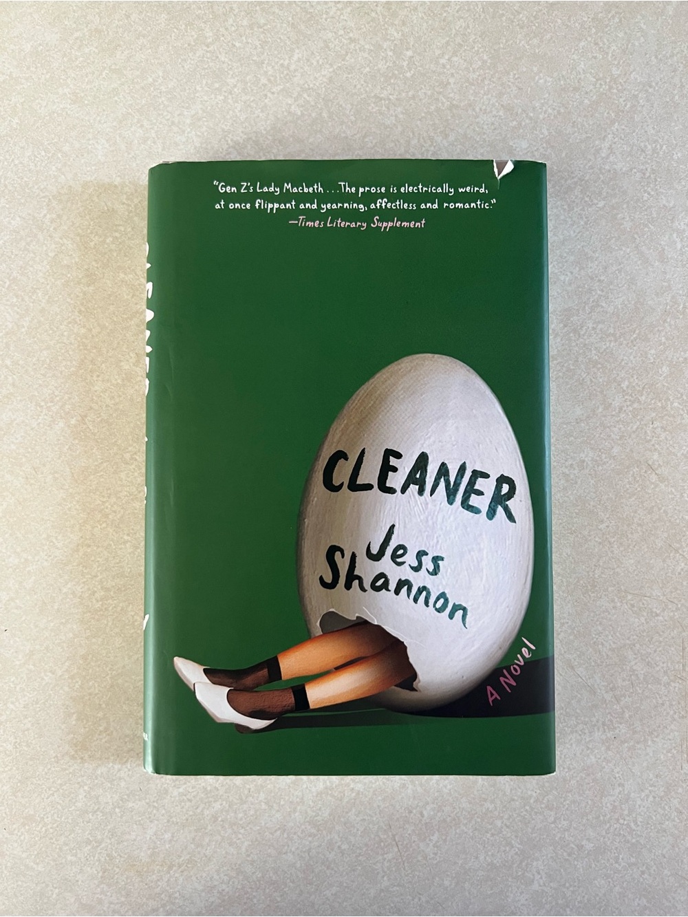 Cleaner by Jess Shannon - Green Hardcover Book